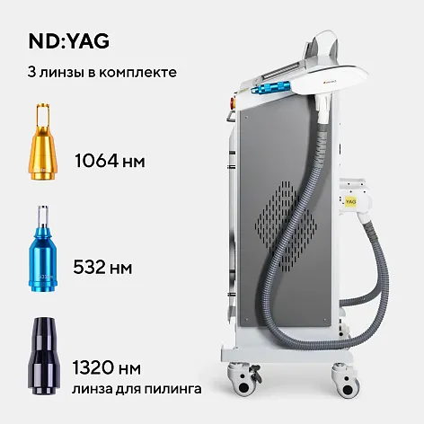 Неодимовый лазер + Элос эпилятор Lasertech COMBINE Premium Edition в Южно-Сахалинске